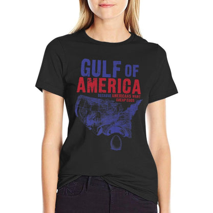 Gulf of US America Sarcastic Premium Eco-friendly Material T-Shirt