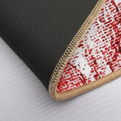 Abstract Bloody Pattern  Anti-Trip Bath Mat
