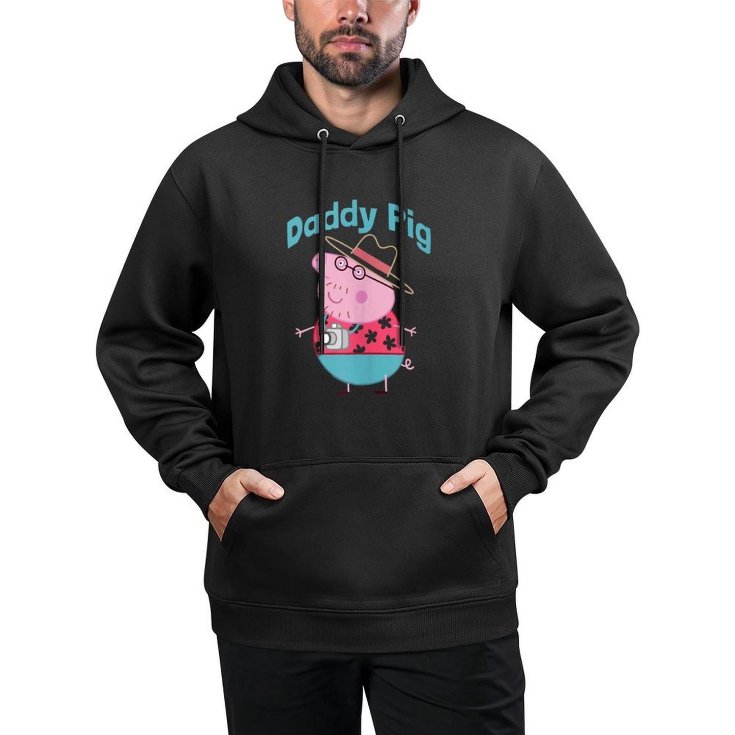Peppa Pig Daddy Pig Versatile Streetwear Hoodie