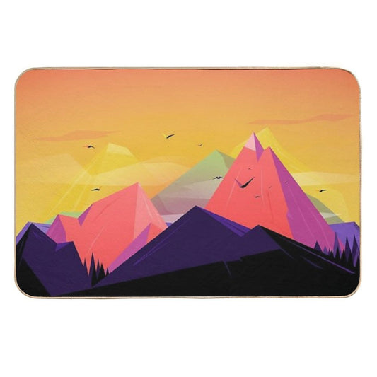 Oh The Mountains  High-Traffic Bath Mat