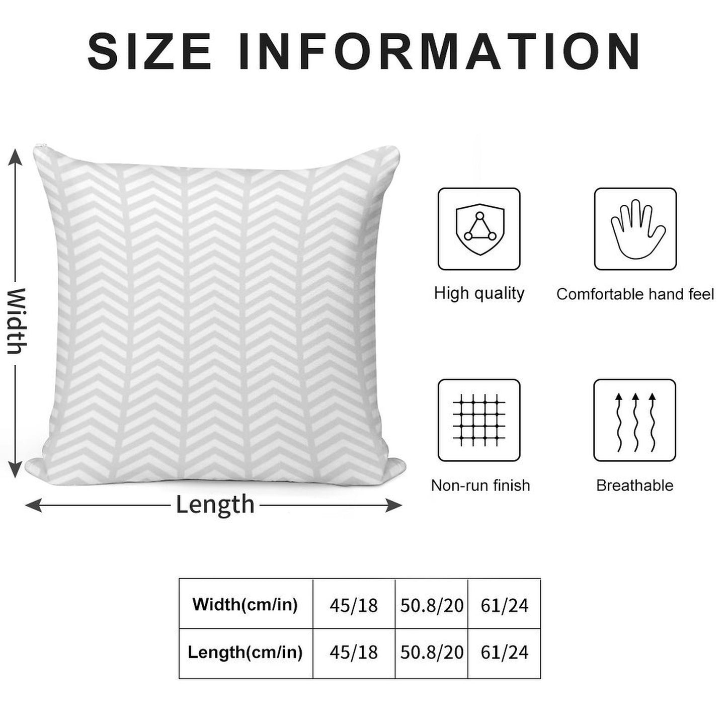 Going Nowhere (Light) Soft Luxury Feel Throw Pillow