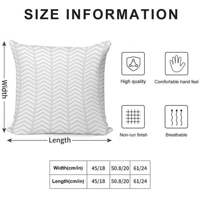 Going Nowhere (Light) Soft Luxury Feel Throw Pillow