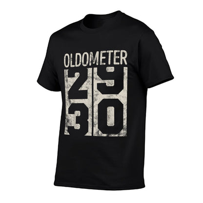 Funny 30 Years Old Oldometer Vintage 30th Birthday Odometer  Stretchy T-Shirt