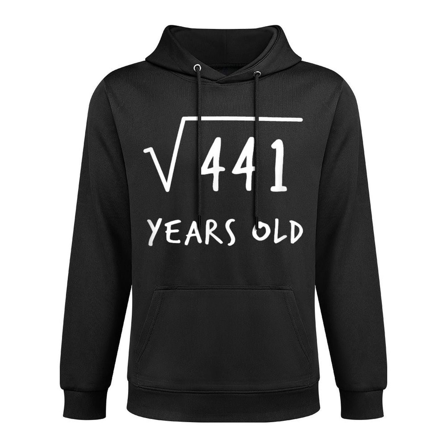 441 Square Root Years Old 21st Birthday Kangaroo Pocket Hoodie