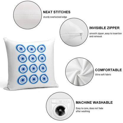 Evil Eye Soft Easy Maintenance Throw Pillow