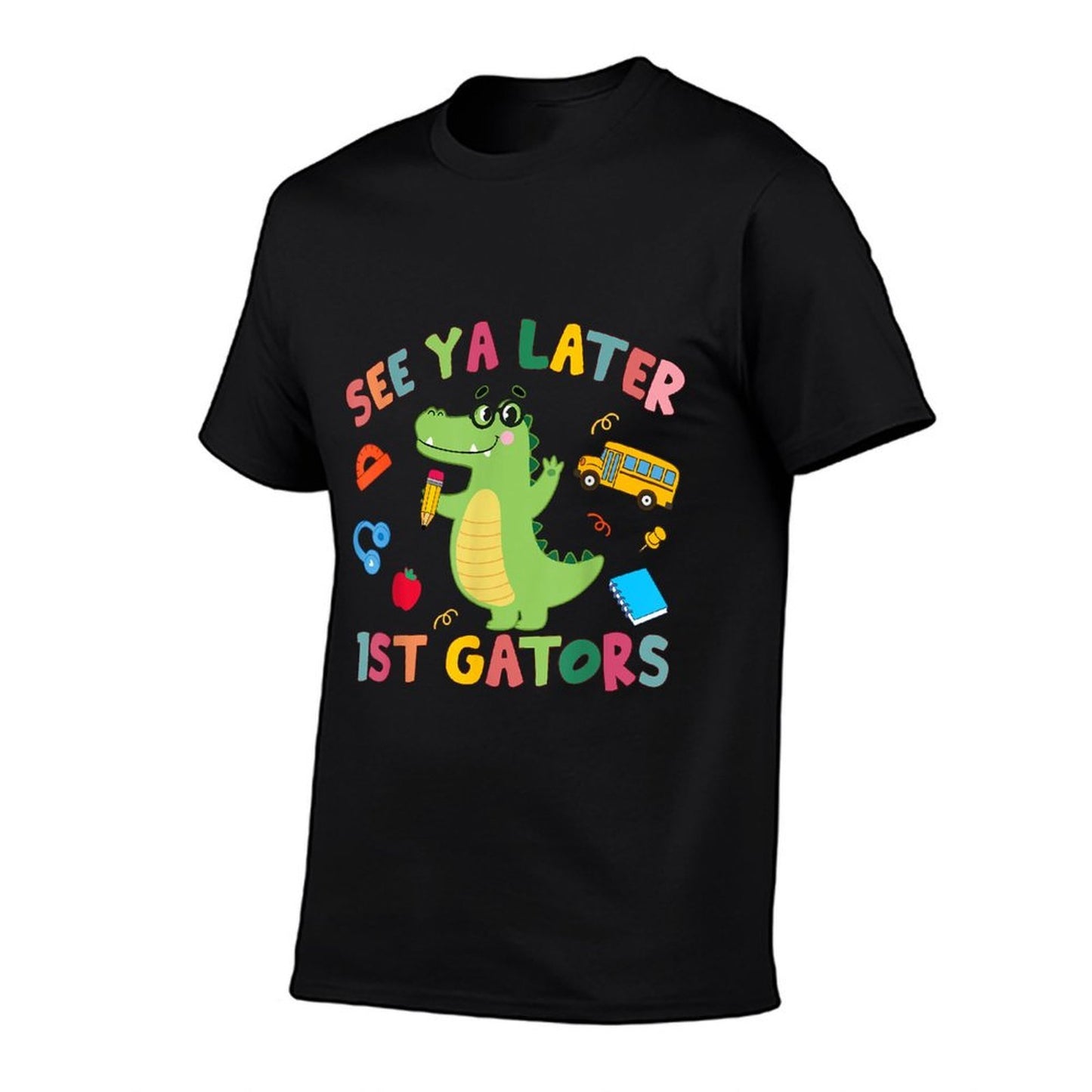 See Ya Later 1st Gators Alligator Teacher Last Day Of School  Polyester Blend T-Shirt