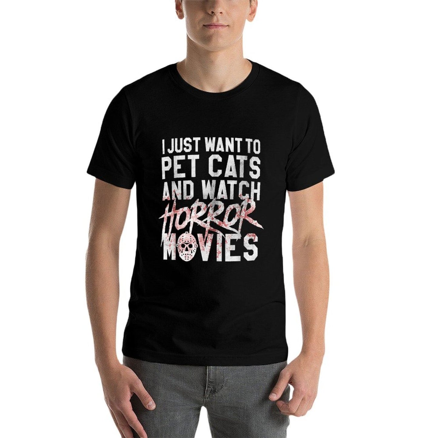 Sailor Jeffys Horror Movies  Gifts Unisex-Adults Cat Lovers Halloween  Lightweight T-Shirt