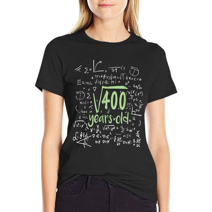 Square Root 400 20th Birthday Maths 20th Birthday  Eco-friendly Material T-Shirt