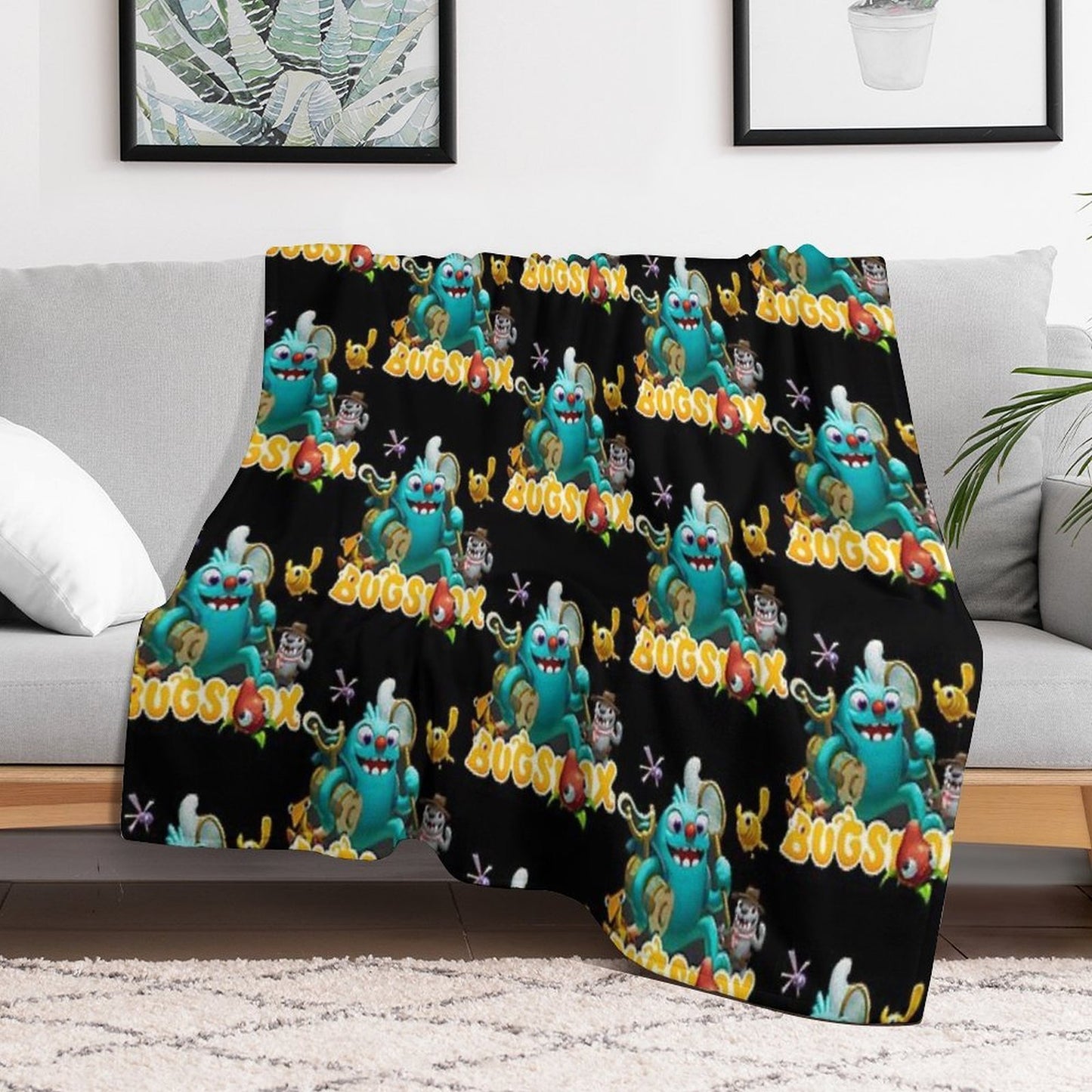 Bugsnax Plush Throw Blanket