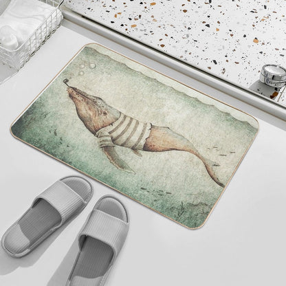 Sailor of The Deep Ocean  Easy To Clean Bath Mat
