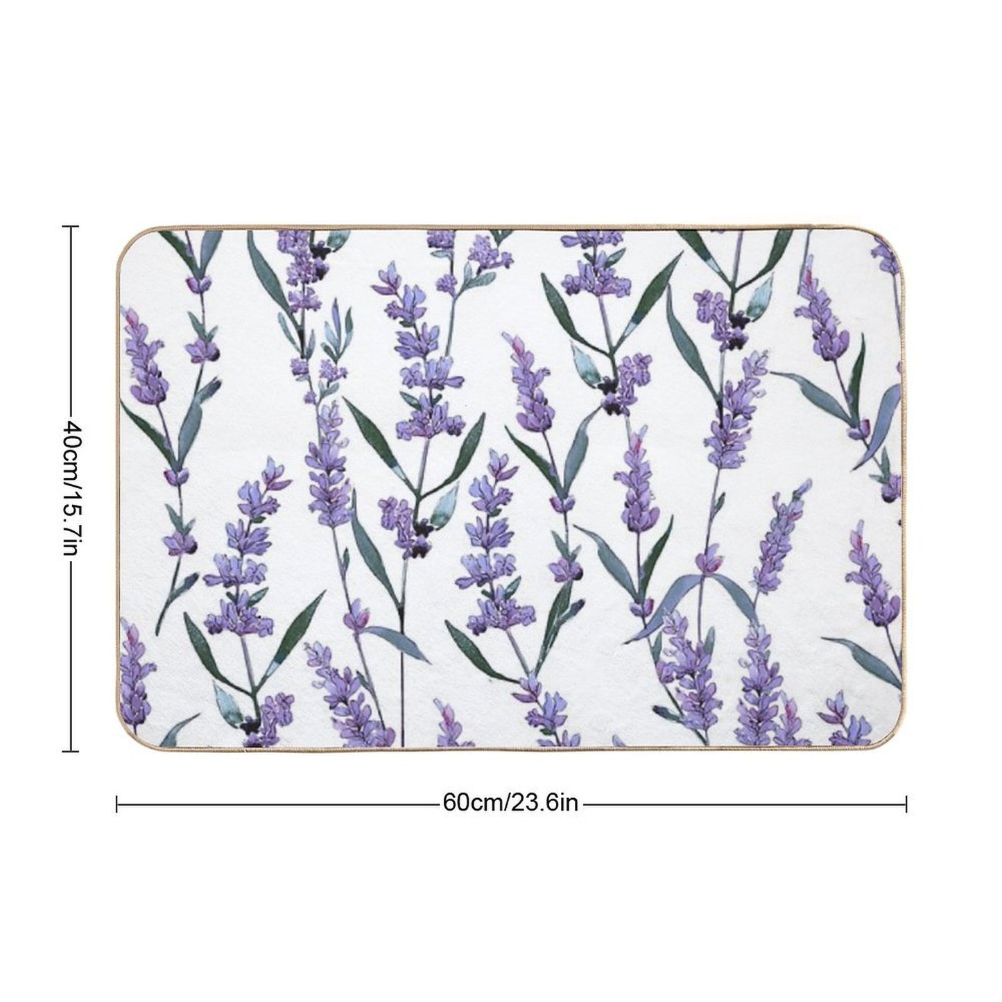 Lavender  High-Traffic Bath Mat
