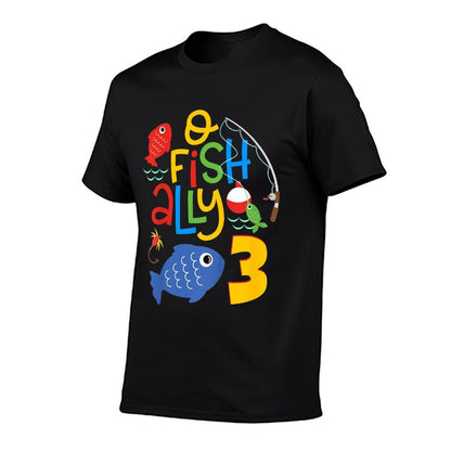 Kids O-Fish-Ally Three Birthday Decorations 3 Year Old 3rd Bday  Classic T-Shirt