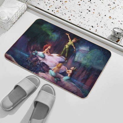 Mermaids  Rapid-Drying Bath Mat