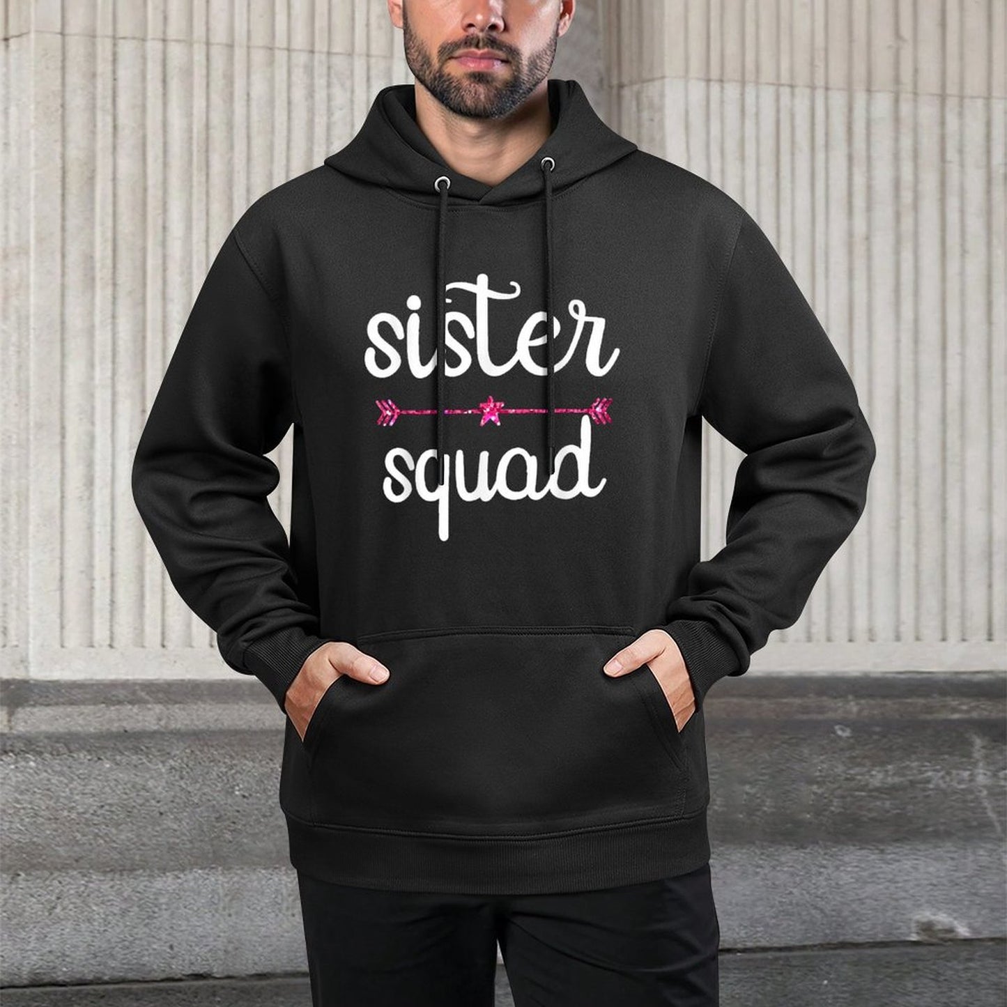 Sister Squad Sister Birthday Gift Easy Care Hoodie