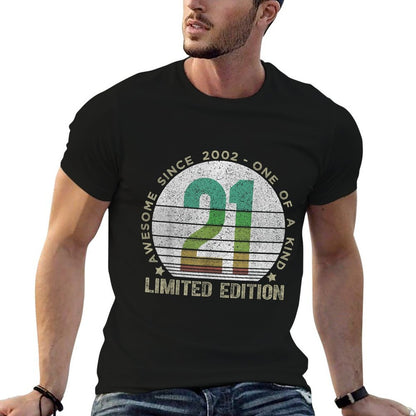 Vintage 2002 21 Year Old Gifts Limited Edition 21st Birthday  Graphic-printed T-Shirt