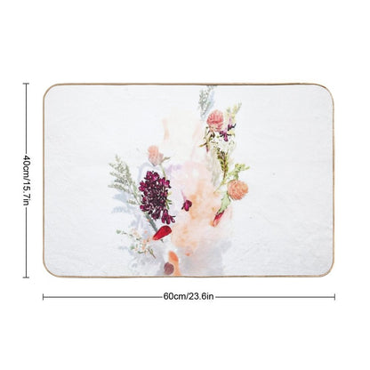 Floral Print Gift Idea for Nature Lovers  Pet-Safe Bath Mat