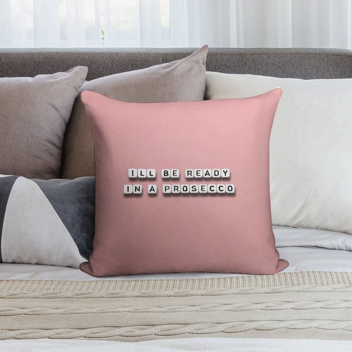 I'll Be Ready Soft Style Accent Throw Pillow