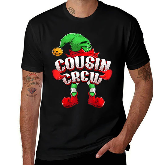 Christmas Cousin Crew Elf Ugly Matching Family  Stretchy T-Shirt