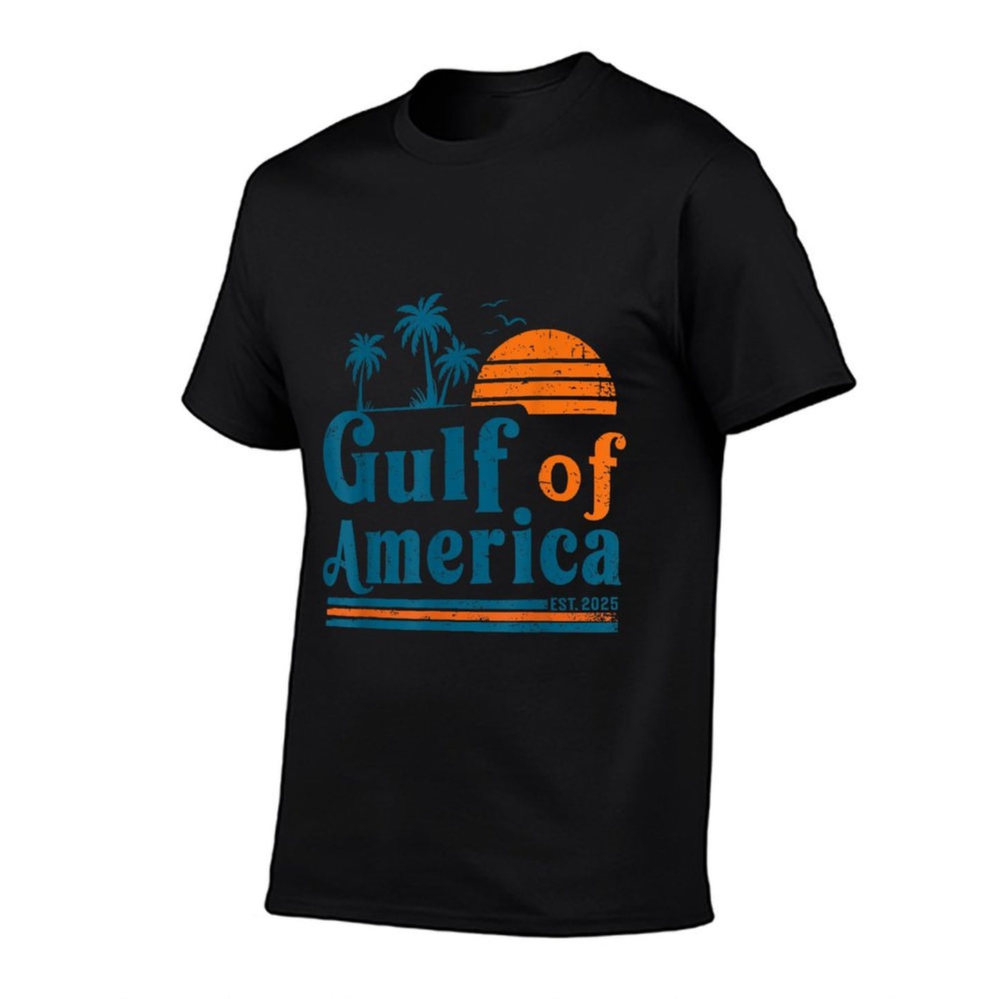 Retro Vintage Gulf Of US America 2025 American Gifts Affordable Price T-Shirt