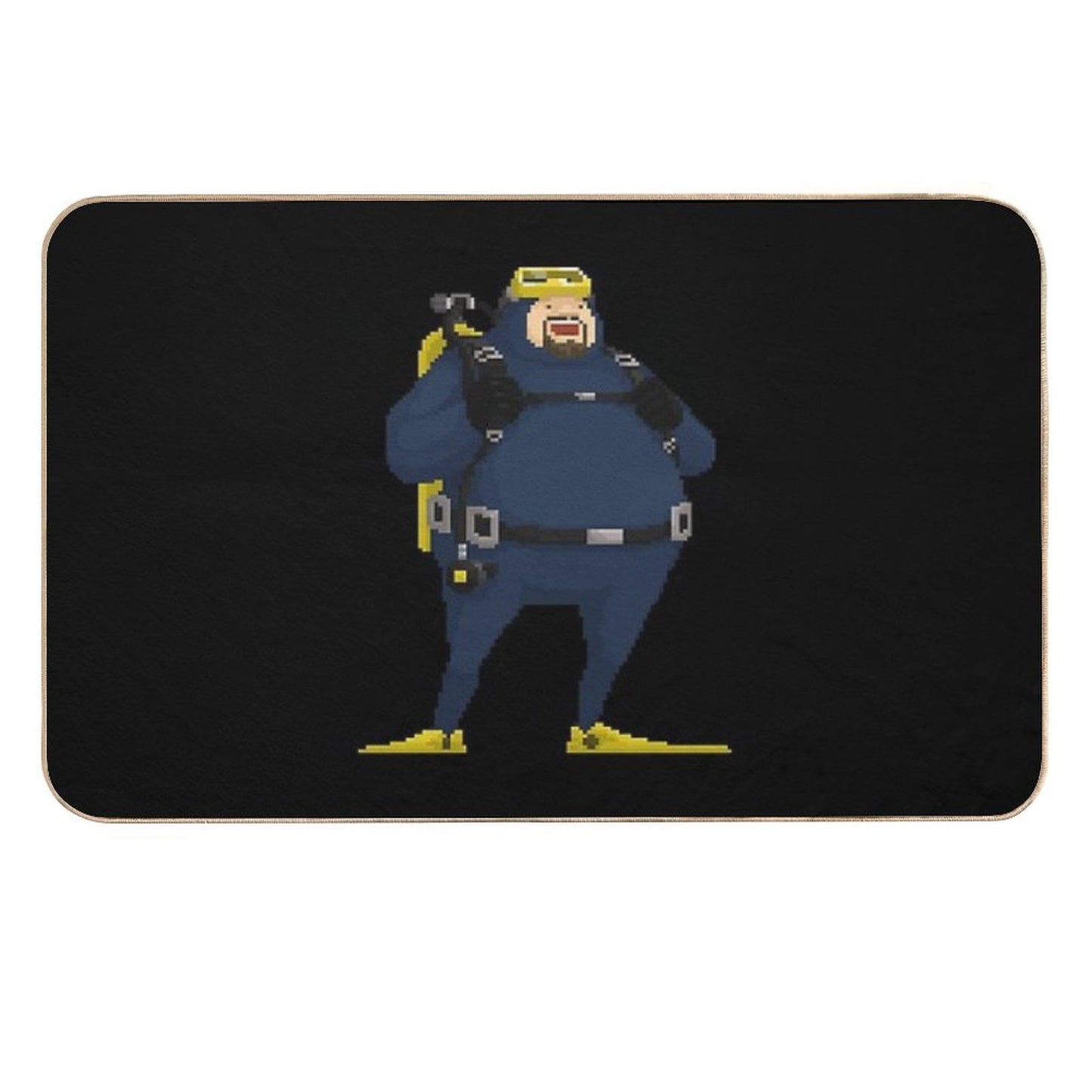 Dave The Diver Laugh  Anti-Trip Bath Mat