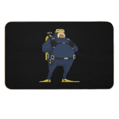 Dave The Diver Laugh  Anti-Trip Bath Mat