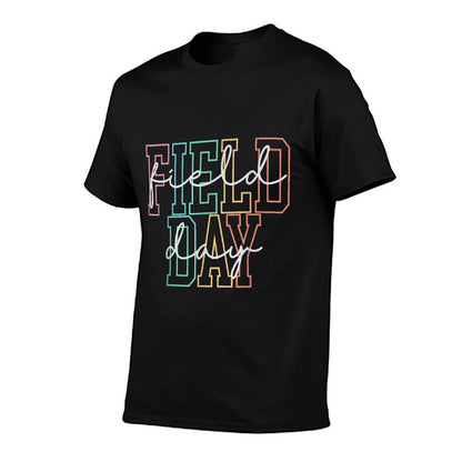 School Field Day Happy Field Day Teacher Life Summer Eco-friendly Material T-Shirt