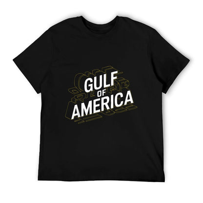 Retro Gulf Of USA America Est 2025 American Gulf Rolled Sleeves T-Shirt