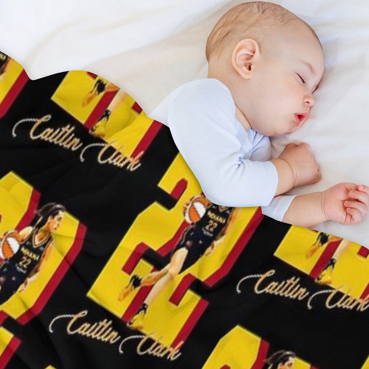 Caitlin Clark 22 Travel-friendly Throw Blanket