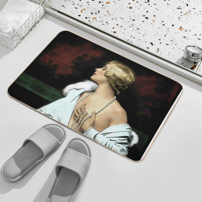 FLAPPER WORLD  Vintage 1921 Fashion Magazine Advertising Print  Easy Maintenance Bath Mat