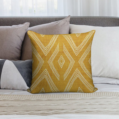 Birch in Gold Soft Ultra-Soft Texture Throw Pillow