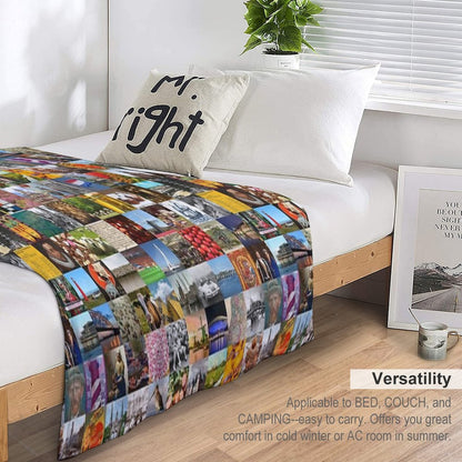 Typical Netherlands Collage of History And Holland Versatility Throw Blanket