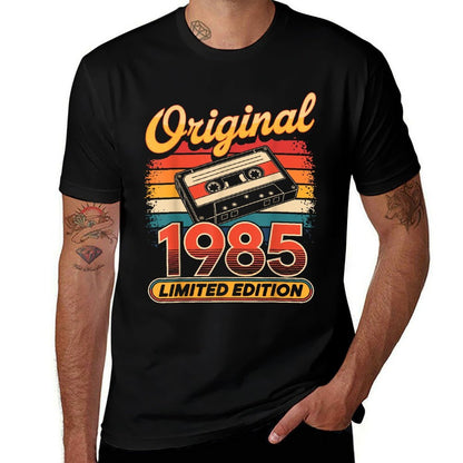40th Birthday Man Woman 40 Years Decoration 1985 Gift Funny  Eco-friendly Material T-Shirt