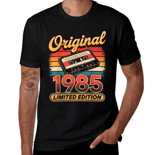 40th Birthday Man Woman 40 Years Decoration 1985 Gift Funny  Eco-friendly Material T-Shirt