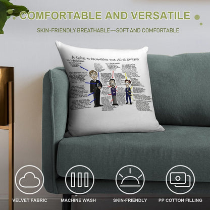 Line of Duty AC12 Guide Soft Shrink-Resistant Throw Pillow