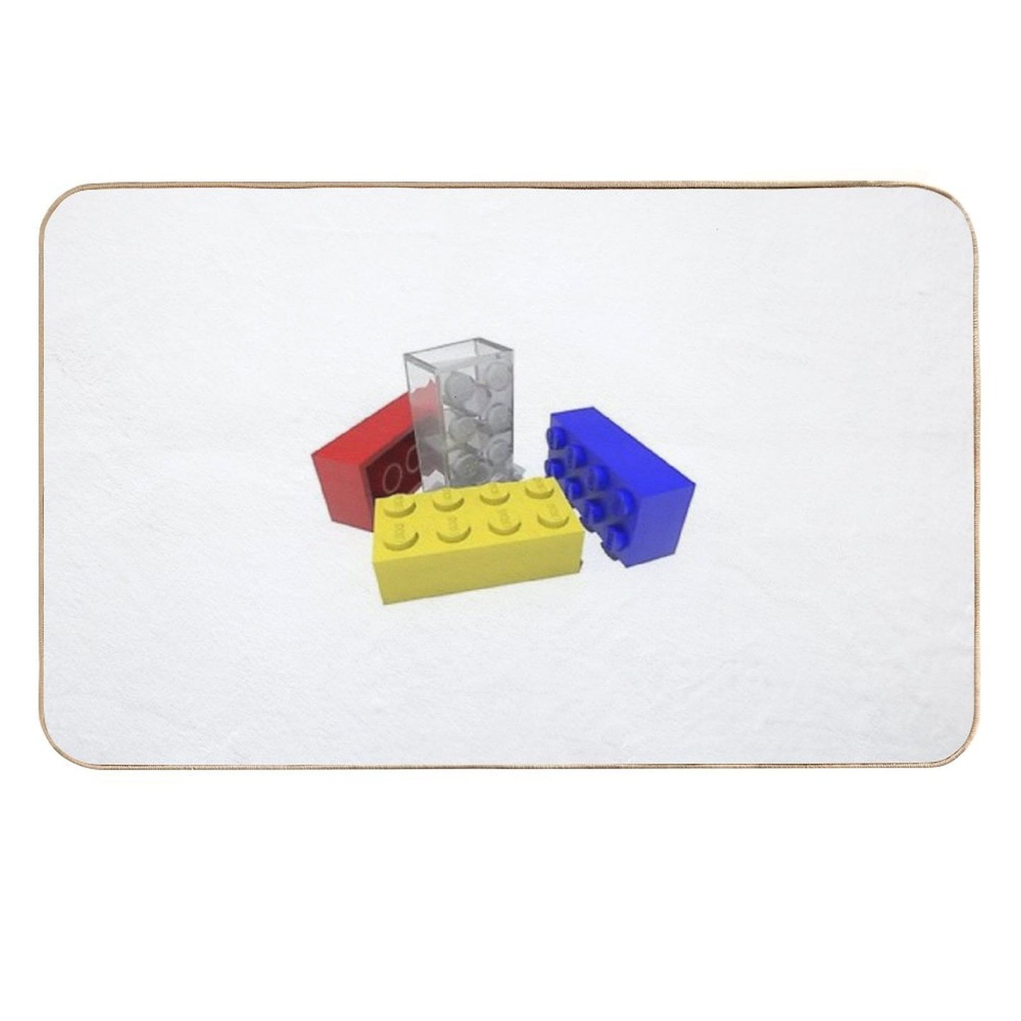 Building Blocks  Dirt-Trapping Bath Mat