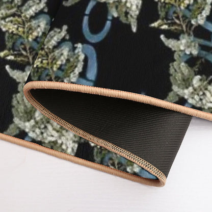 November Haunts 2 Dark Botanical  Long-Lasting Bath Mat