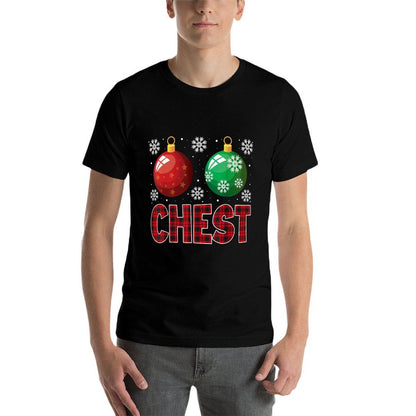 Chest Nuts Christmas T Matching Couple Chestnuts  Breathable T-Shirt