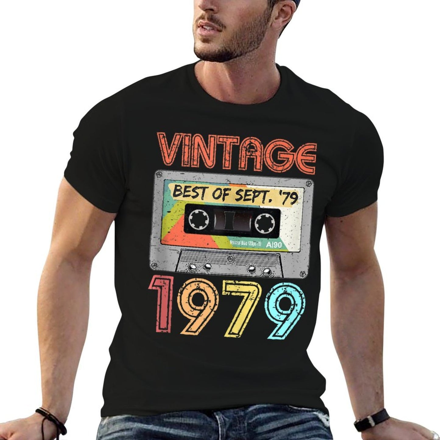 September 1979 40th Birthday  Men Women Vintage 1979 Comfortable T-Shirt