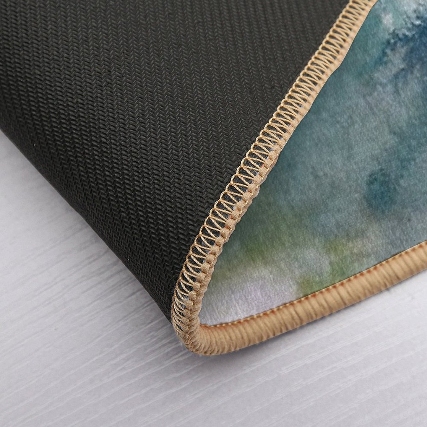 Abstract Birth  Fade-Resistant Bath Mat