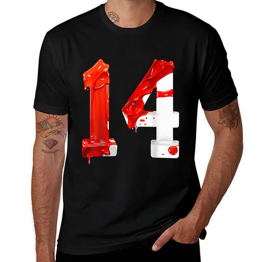 NUMBER 14 YEARS OLD 14TH BIRTHDAY  Lightweight T-Shirt