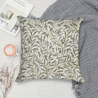 William Morris Willow Sage Soft Bedroom Essential Throw Pillow