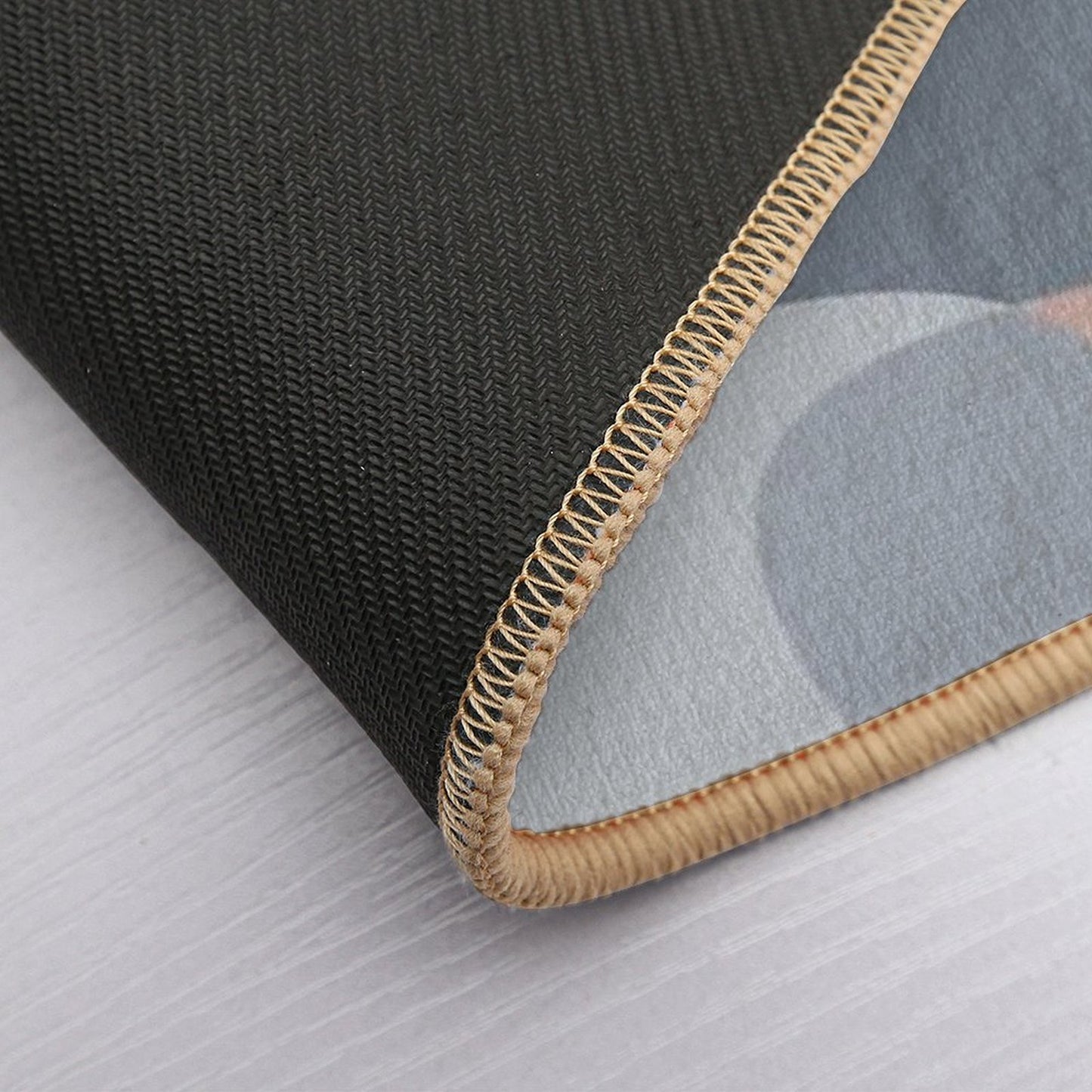 Luonto, Abstract Organic Shapes Art in Earth Tone Color  Absorbent Bath Mat