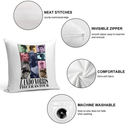 Lando Norris  The Eras Tour Soft Multiple Sizes Throw Pillow