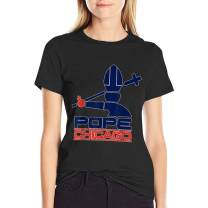 Pope Leo XIV Pope Chicago Tagless Design T-Shirt