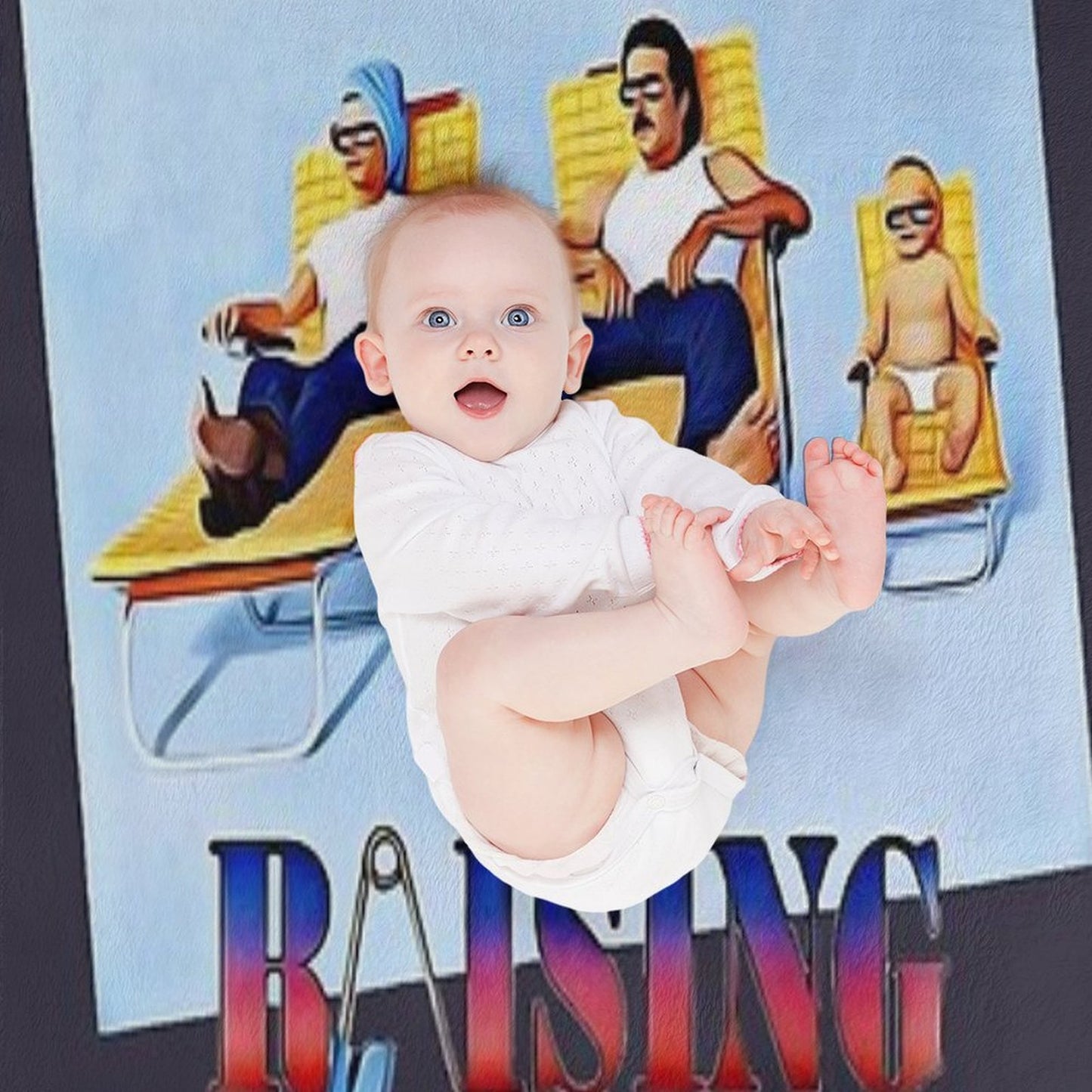 Beautiful Model Nicholas Cage Retro Vintage Travel-friendly Throw Blanket