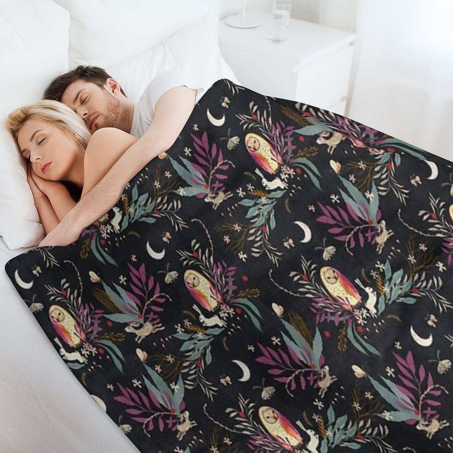 In The Night Garden Quick-dry Throw Blanket