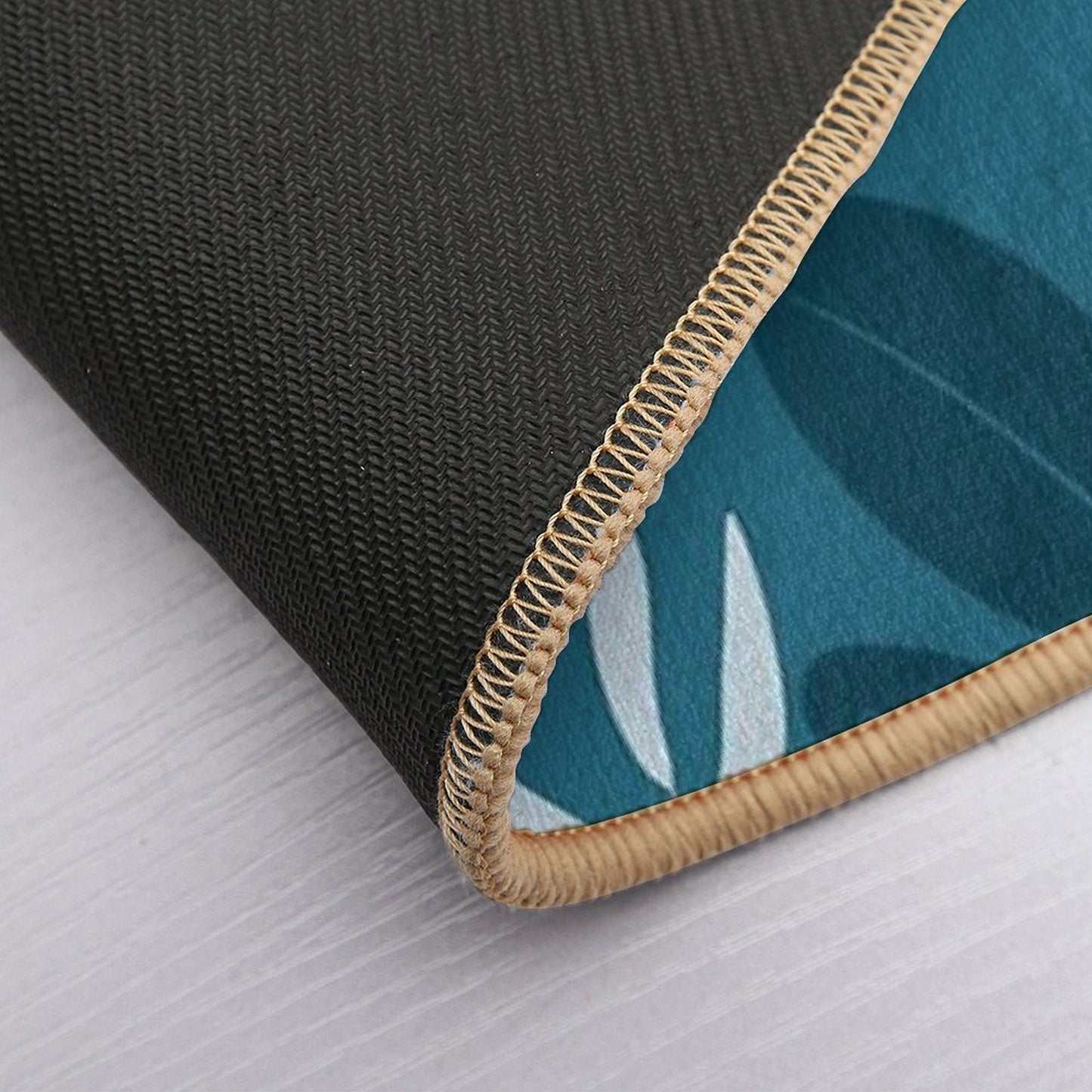 Tropical Leaf  Absorbent Bath Mat