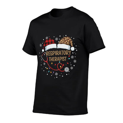 Christmas Respiratory Therapist Xmas RT Stethoscope Women  Moisture-wicking T-Shirt