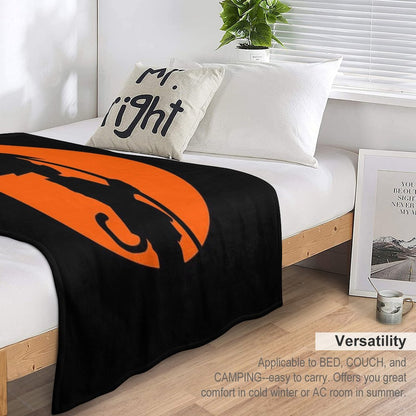 Songoku Silouette Quick-dry Throw Blanket