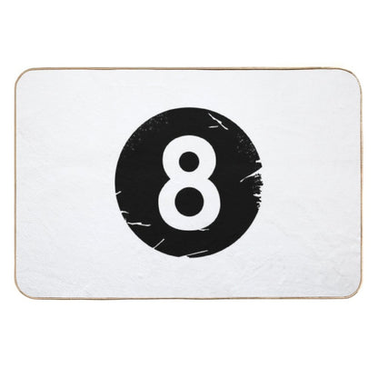 8 BALL BILLIARDS POOL EIGHT-BALL  Pet-Safe Bath Mat